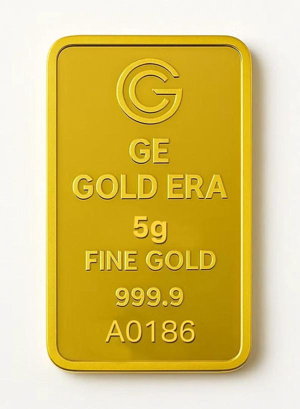 Gold Era 24K (999.9) 5G Gold Bar - Variable Design