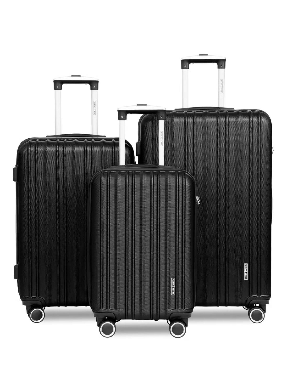 PARAJOHN ABS Material 3-Piece Hardsided Luggage Set-0-portrait