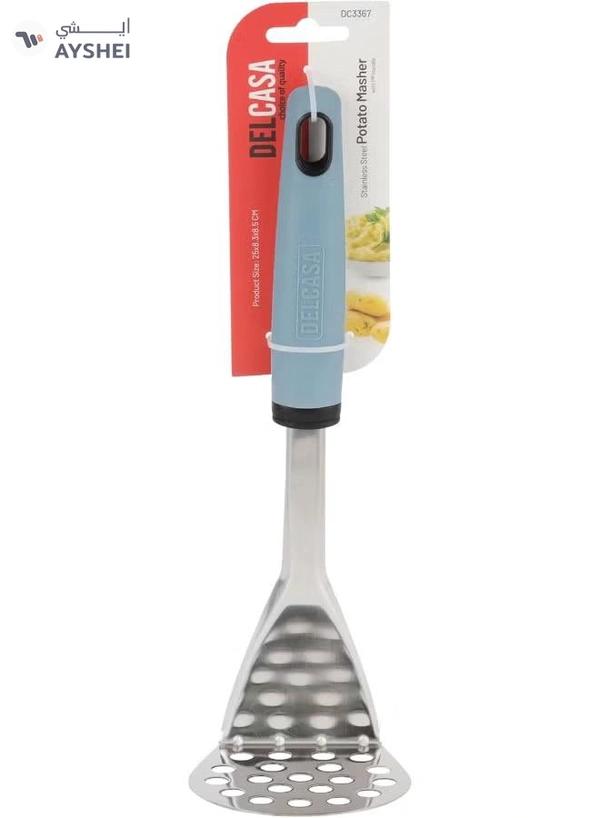 Delcasa DC3367 Potato Masher, Black/Blue