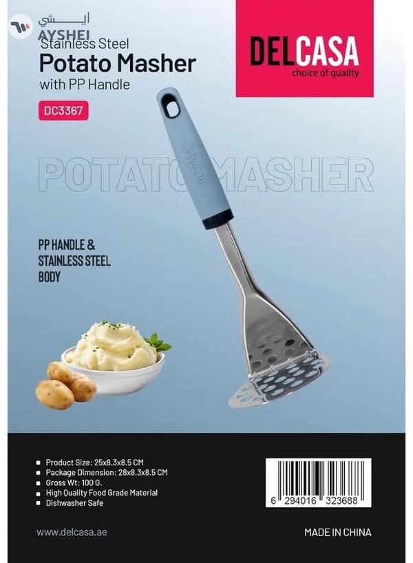 Delcasa DC3367 Potato Masher, Black/Blue