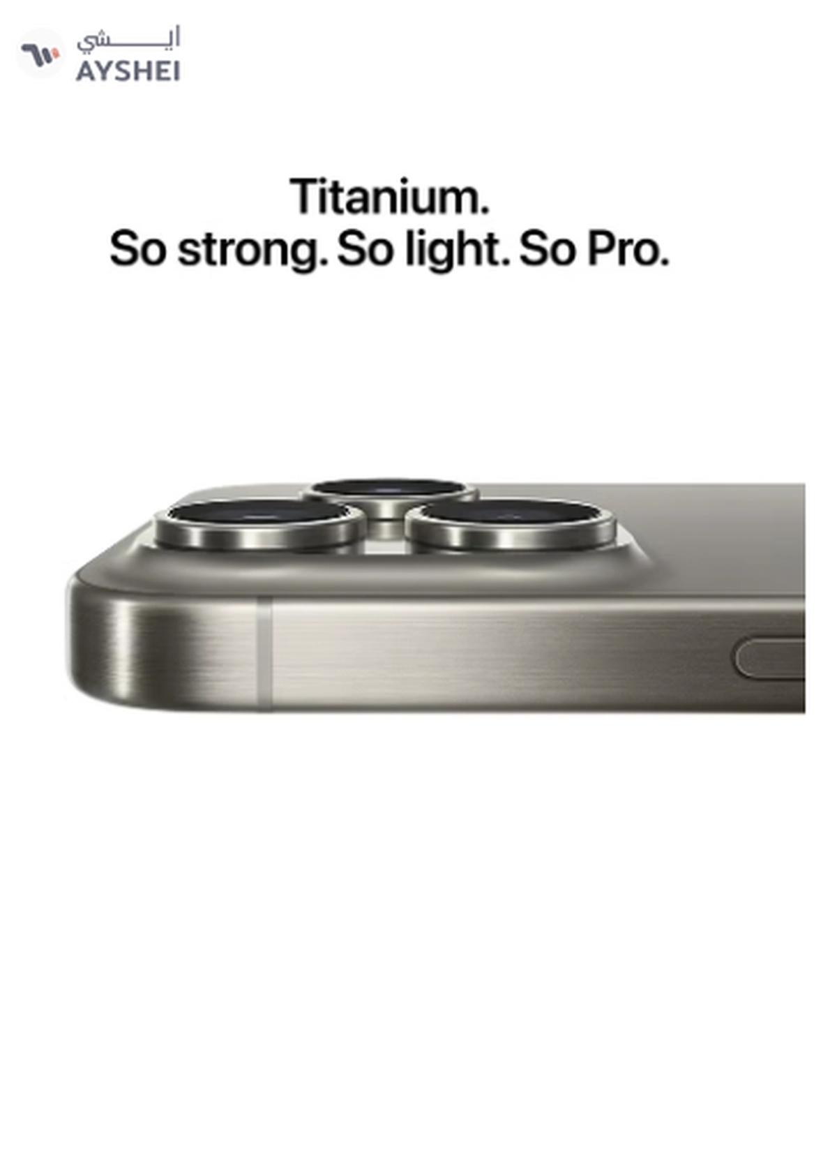 Apple Show Variants iPhone 15 Pro Max 256GB Natural Titanium 5G With FaceTime - Middle East Version-3-3