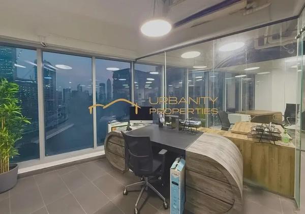 A-Grade Furnished Office | Full Canal View | Bright & Spacious | Opal Tower, Business Bay