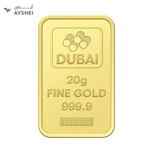 Dubai Gold 20 Grams Gold Bar 24KT