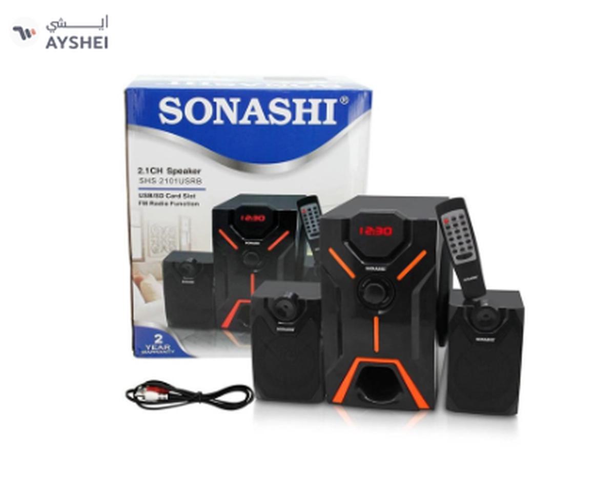 Sonashi 2.1 Channel Multimedia Bluetooth Speaker System With Remote Control Fm Radio-1-landscape