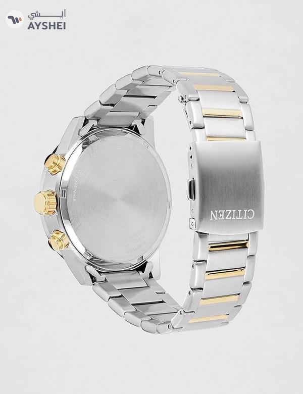 Citizen Chronograph Quartz Green Dial Stainless Steel Men's Watch AN3689-55X