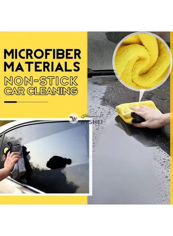 Generic 2-Piece Car Cleaning Microfiber Towel