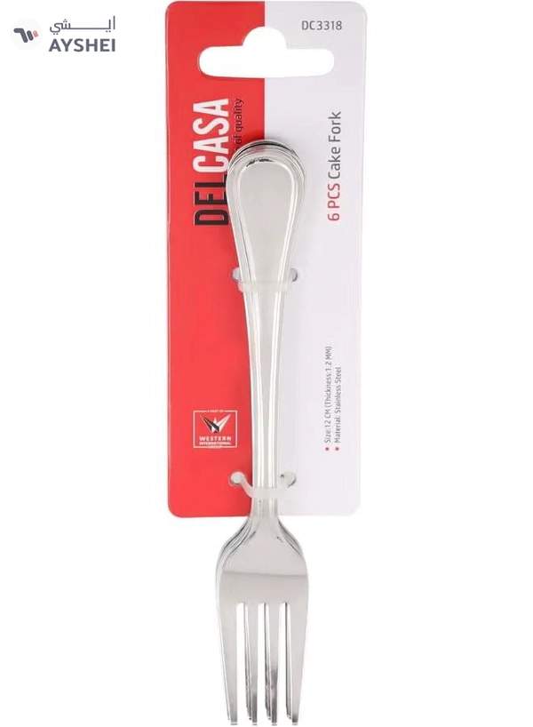 Delcasa DC3318 Cake Fork 6-Pieces