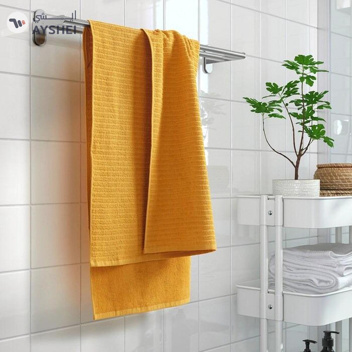 VÅGSJÖN Bath sheet, golden-yellow, 100x150 cm-0-portrait