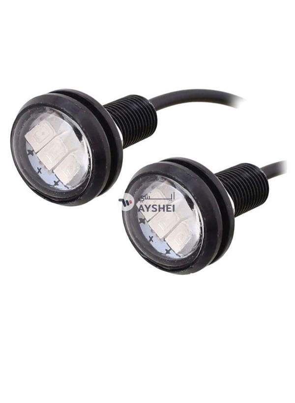 Generic 2-Piece LED Car Eagle Eye Spotlight Set