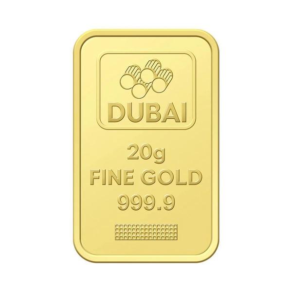 Dubai Gold 20 Grams Gold Bar 24KT