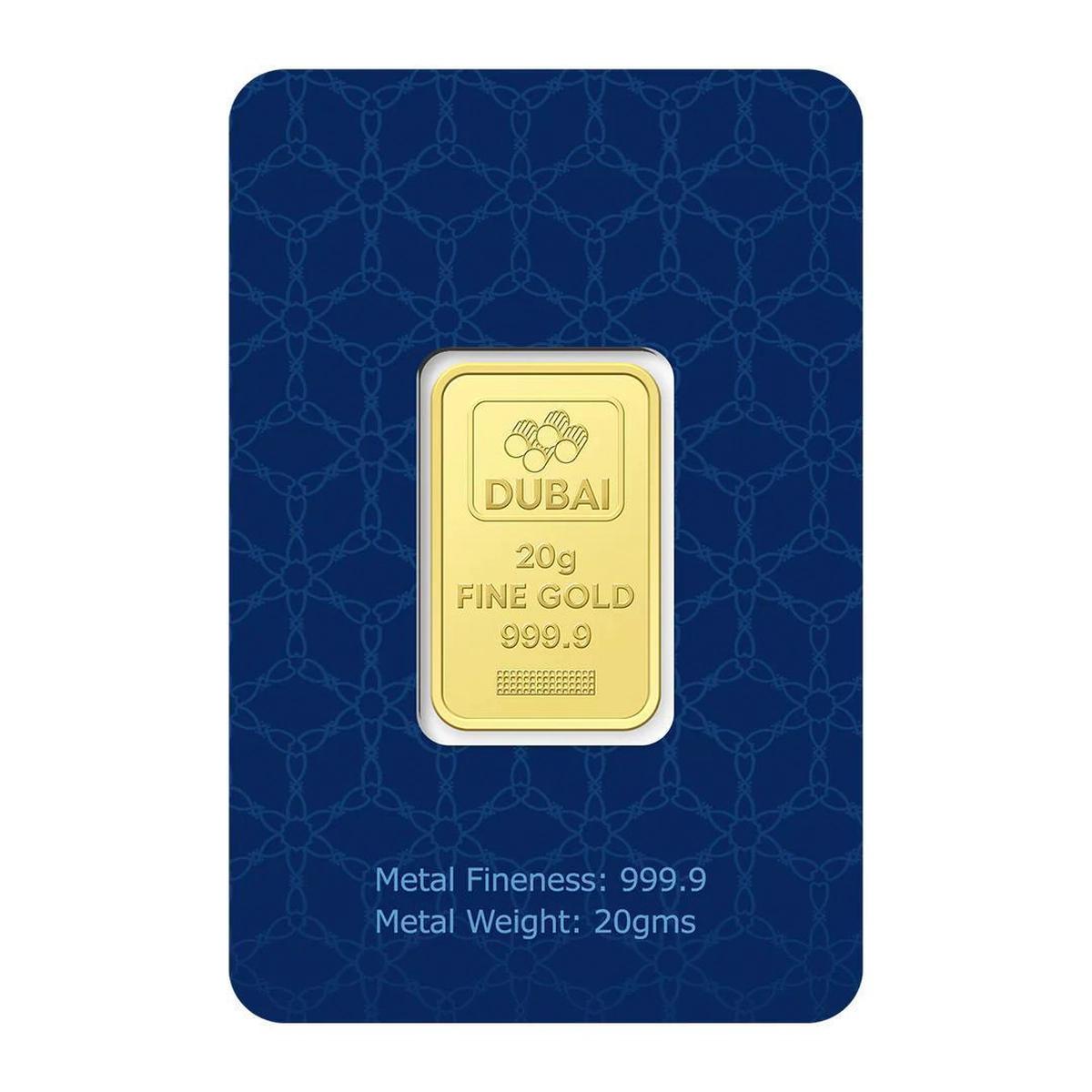 Dubai Gold 20 Grams Gold Bar 24KT-0-portrait