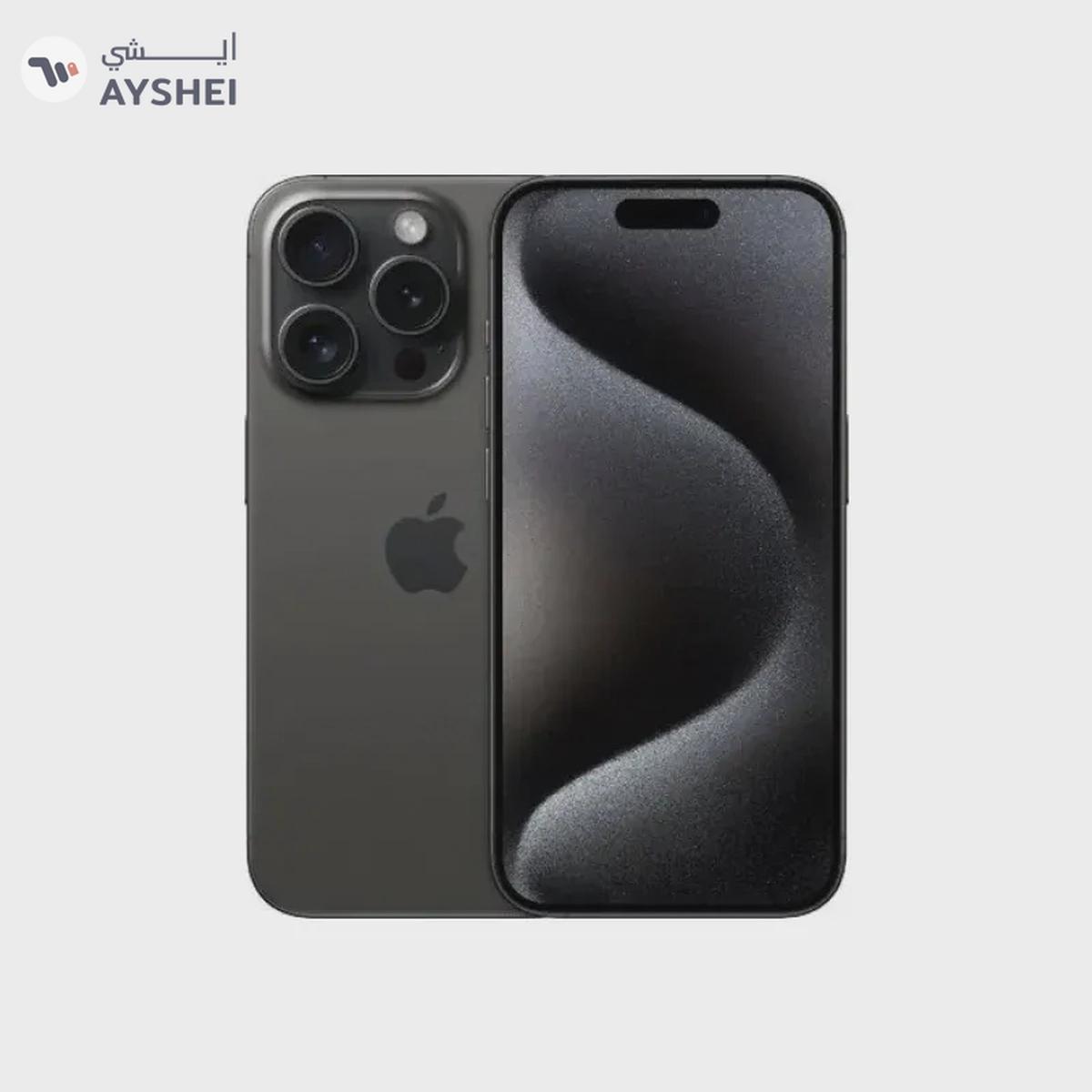 Excellent Renewed Apple iPhone 15 Pro Max 256 GB Black Titanium 12 Months Warranty-0-portrait