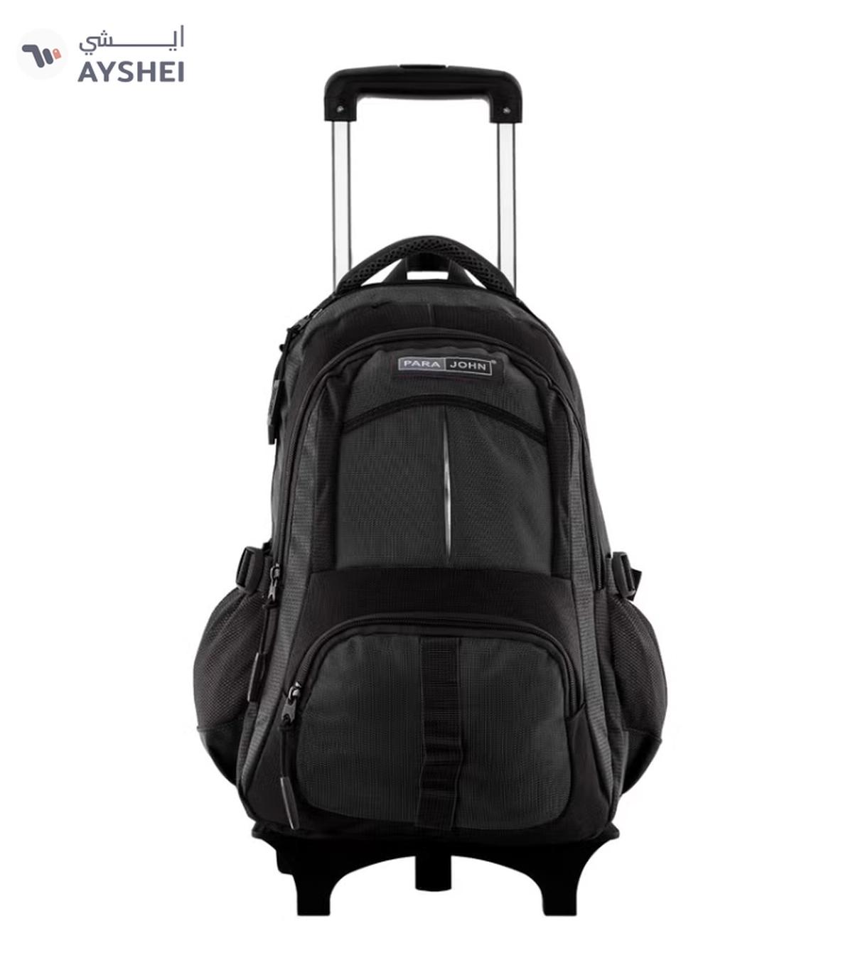 PARAJOHN Unisex Rolling Trolley Backpack with Adjustable Strap-0-portrait