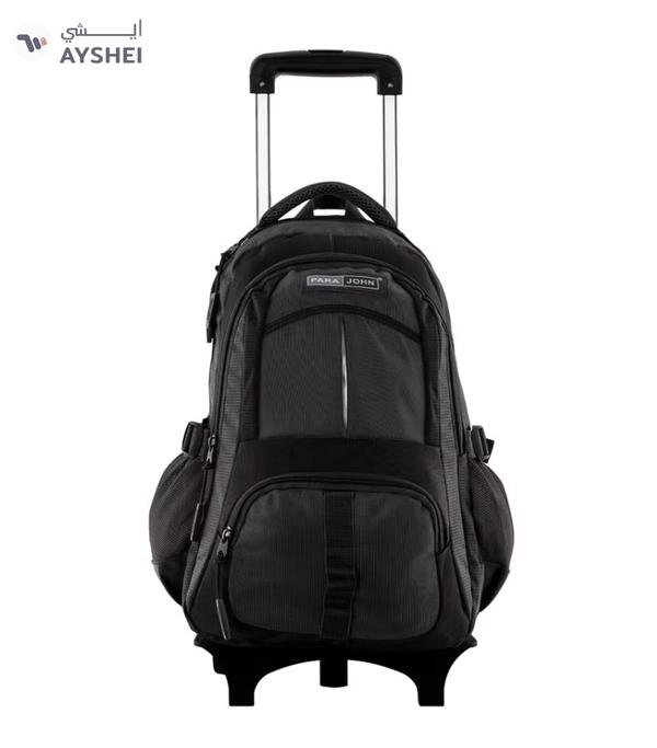 PARAJOHN Unisex Rolling Trolley Backpack with Adjustable Strap