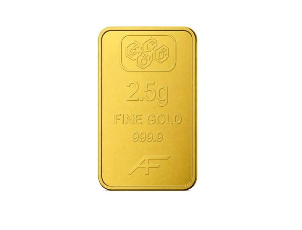 24K Gold Bar 2.5 gram Gold Bar Al Fardan UAE (999.9% Pure Gold)