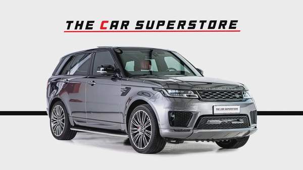 Range Rover Sport V8 Dynamic-GCC-22 Inch Rims-Black Contracting Roof-Red Interior