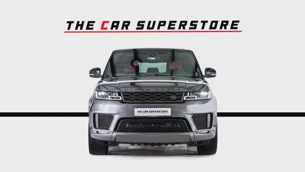 Range Rover Sport V8 Dynamic-GCC-22 Inch Rims-Black Contracting Roof-Red Interior