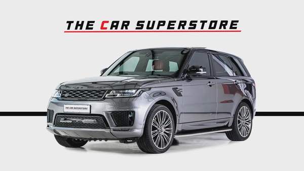 Range Rover Sport V8 Dynamic-GCC-22 Inch Rims-Black Contracting Roof-Red Interior