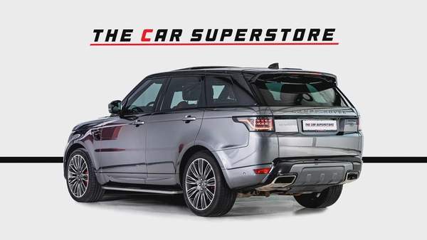 Range Rover Sport V8 Dynamic-GCC-22 Inch Rims-Black Contracting Roof-Red Interior