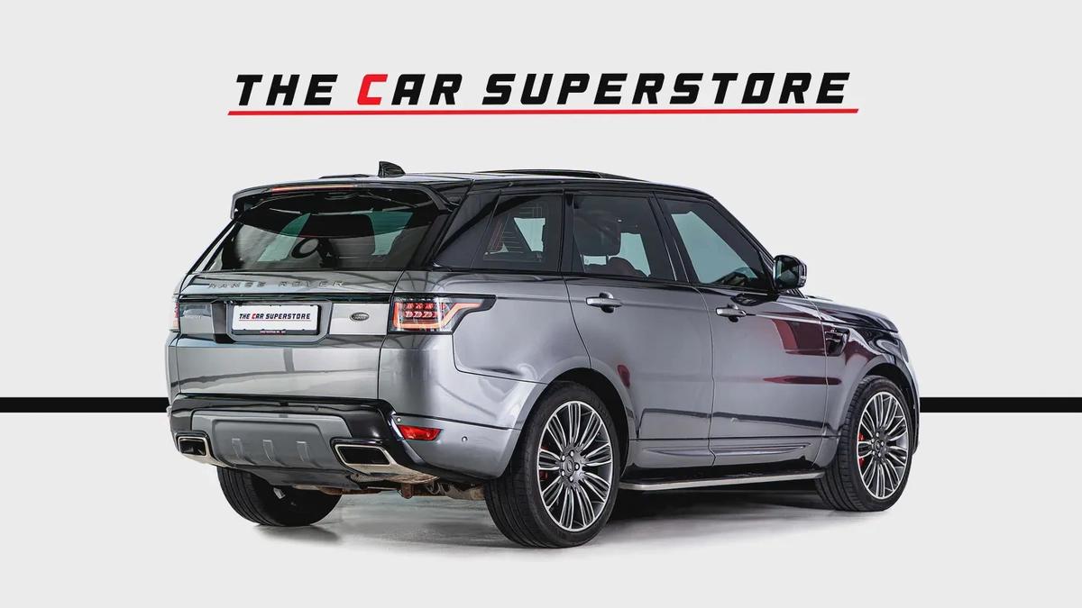 Range Rover Sport V8 Dynamic-GCC-22 Inch Rims-Black Contracting Roof-Red Interior-7-7