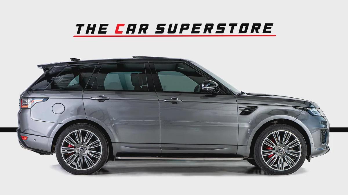 Range Rover Sport V8 Dynamic-GCC-22 Inch Rims-Black Contracting Roof-Red Interior-8-8