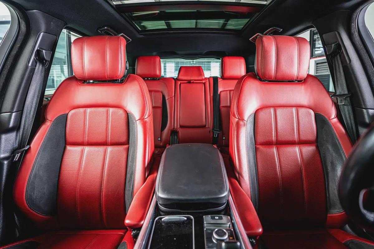 Range Rover Sport V8 Dynamic-GCC-22 Inch Rims-Black Contracting Roof-Red Interior-12-12