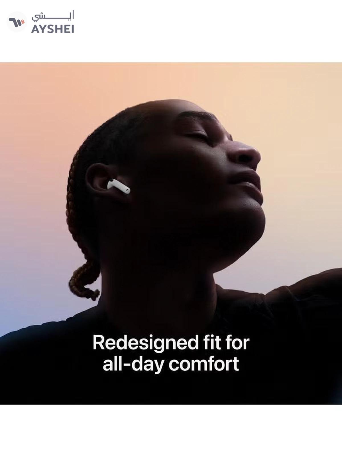 Apple AirPods 4 Wireless Earbuds, Bluetooth Headphones, Personalized Spatial Audio, Sweat and Water Resistant-5-5