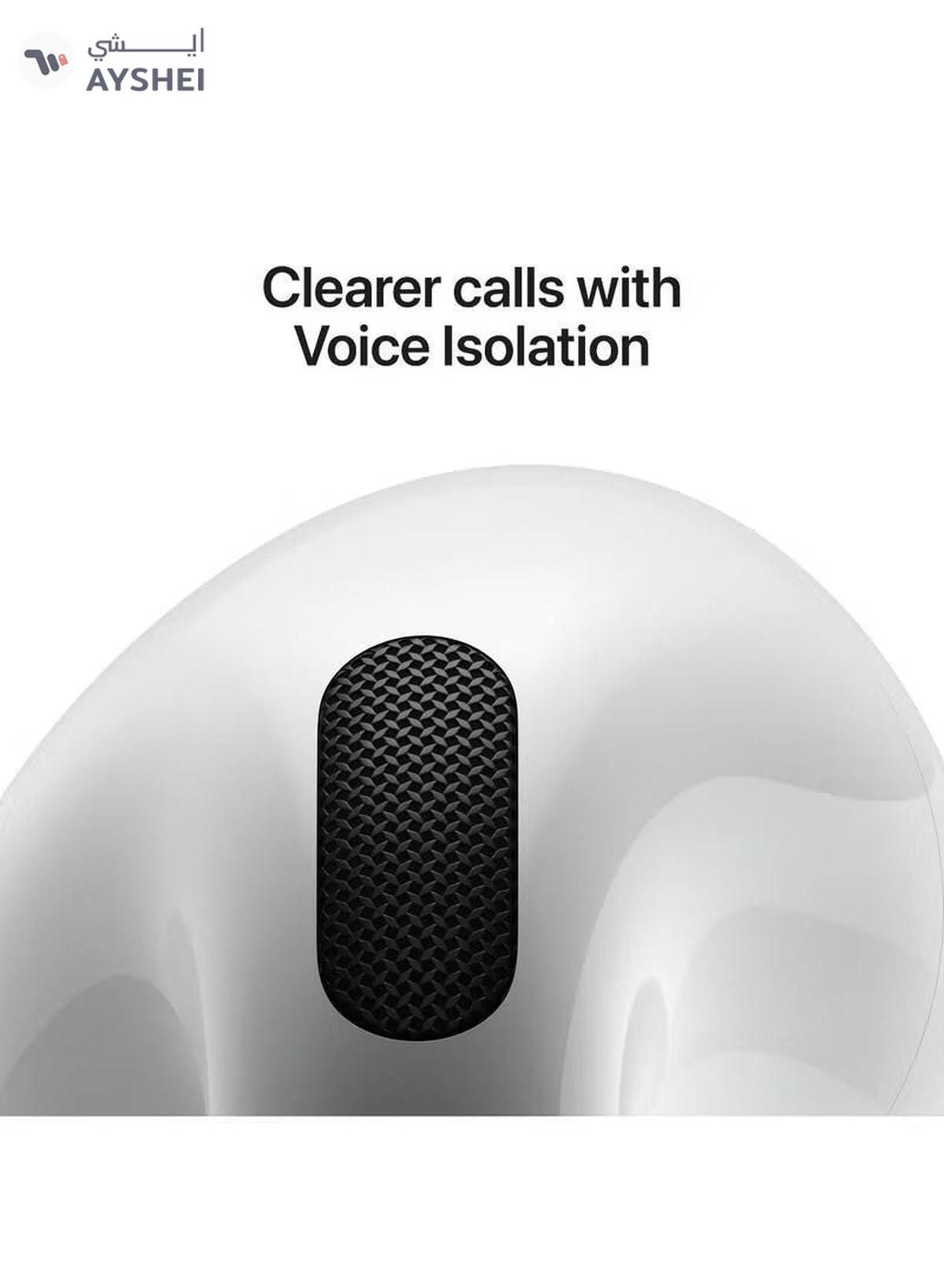 Apple AirPods 4 Wireless Earbuds, Bluetooth Headphones, Personalized Spatial Audio, Sweat and Water Resistant-3-3