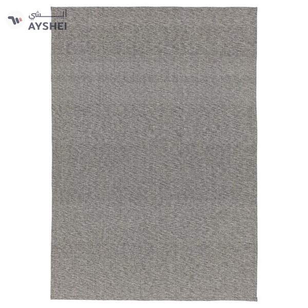 IKEA TIPHEDE Rug, Flatwoven, Black/Natural, 155x220 cm