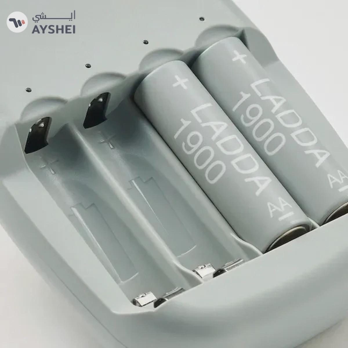 IKEA LADDA Rechargeable Battery: HR03 AAA 1.2V, 750mAh pack of 4-5-5