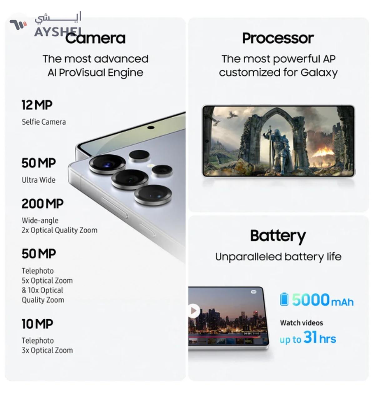 Samsung Galaxy S25 Ultra Dual SIM Titanium Gray 12GB RAM 256GB 5G - International Version-4-4