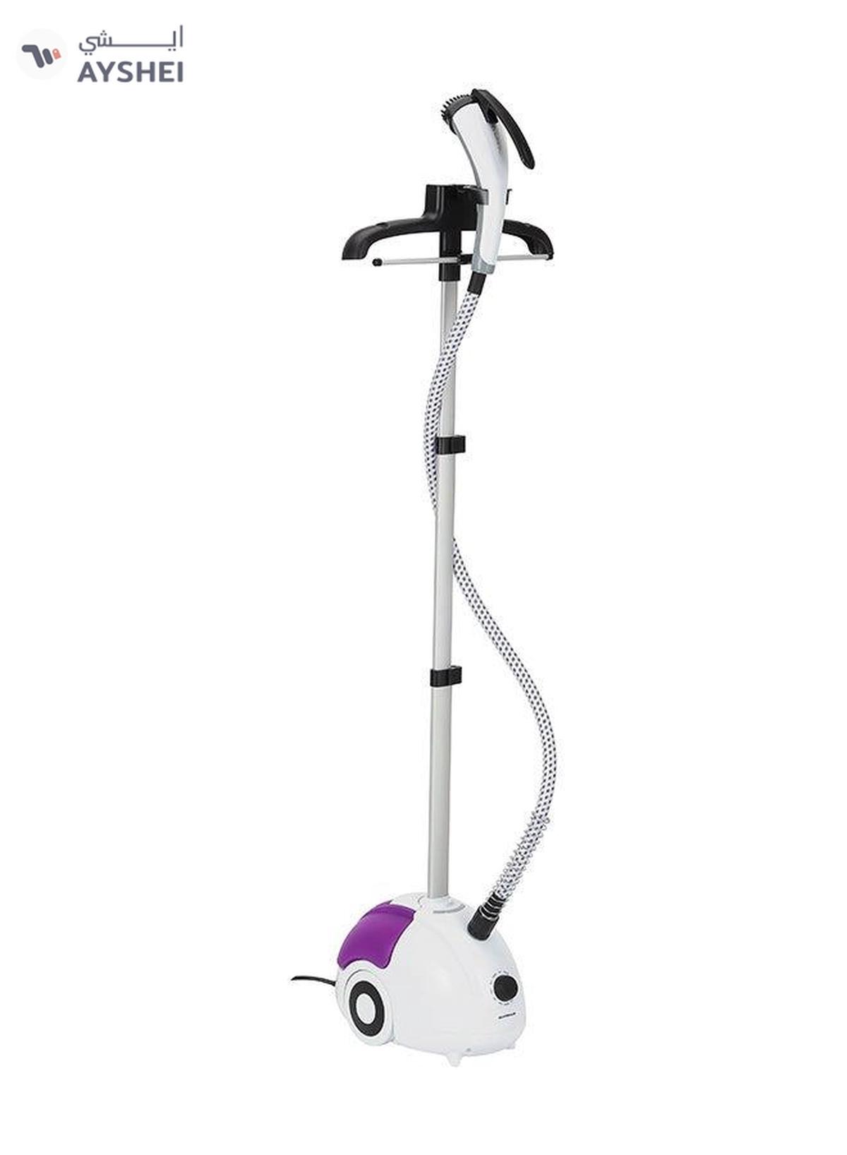 Olsenmark Garment Steamer 130 Cm Steam Tube 1.8 L 2000 W OMGS1690 White/Purple-1-portrait