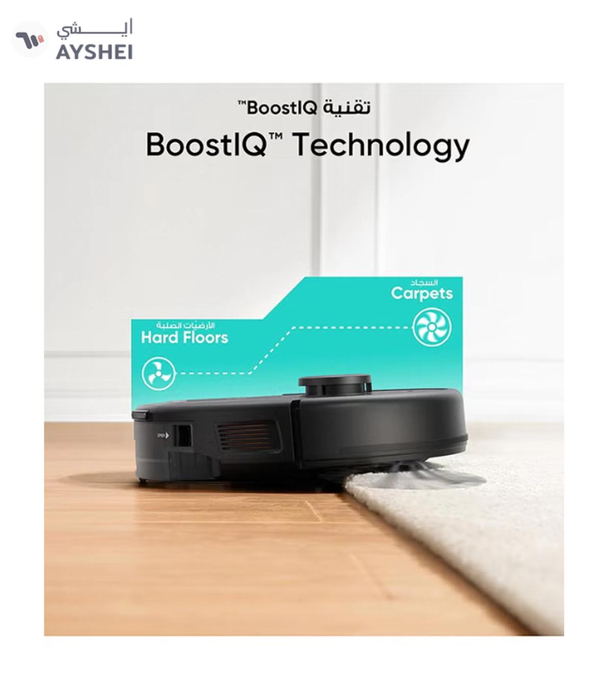 Eufy L60 Hybrid Robot Vacuum With Self Empty Station, Hair Detangling Technology, Up To 60 Days Of Hands Free Cleaning, Ultra Strong 5,000 Pa Suction To Remove Hair, Dust, Mop Pad 50 W T2278V11 Black-2-2