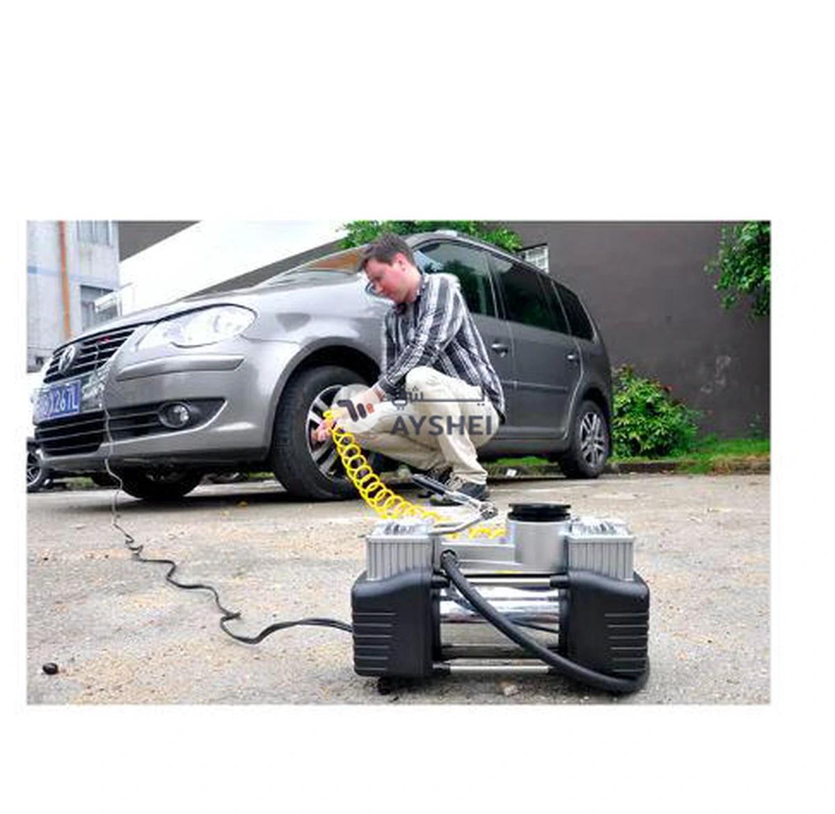 Generic 2 Cylinder Air Compressor And Vacuum Cleaner With USB Car Charger With Triple Socket-2-2