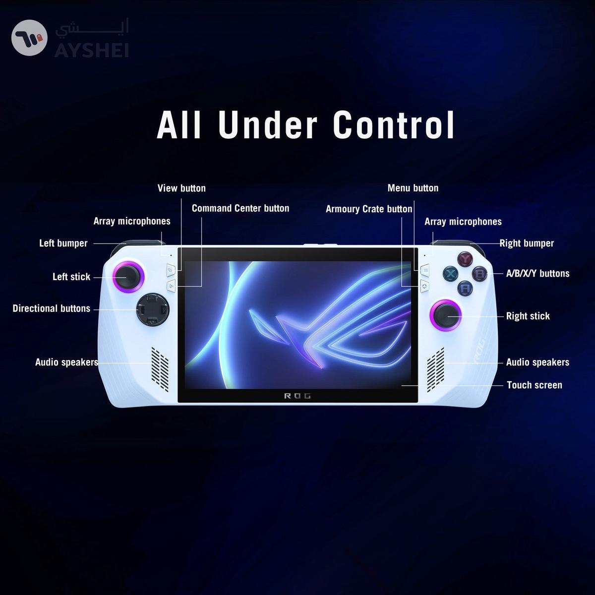 ASUS ROG Ally RC71L-NH019W Gaming Handheld With 7-inch 120Hz 7ms, AMD Ryzen Z1 Extreme Processor-2-2