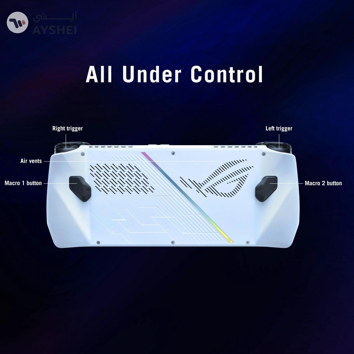 ASUS ROG Ally RC71L-NH019W Gaming Handheld With 7-inch 120Hz 7ms, AMD Ryzen Z1 Extreme Processor-4-4