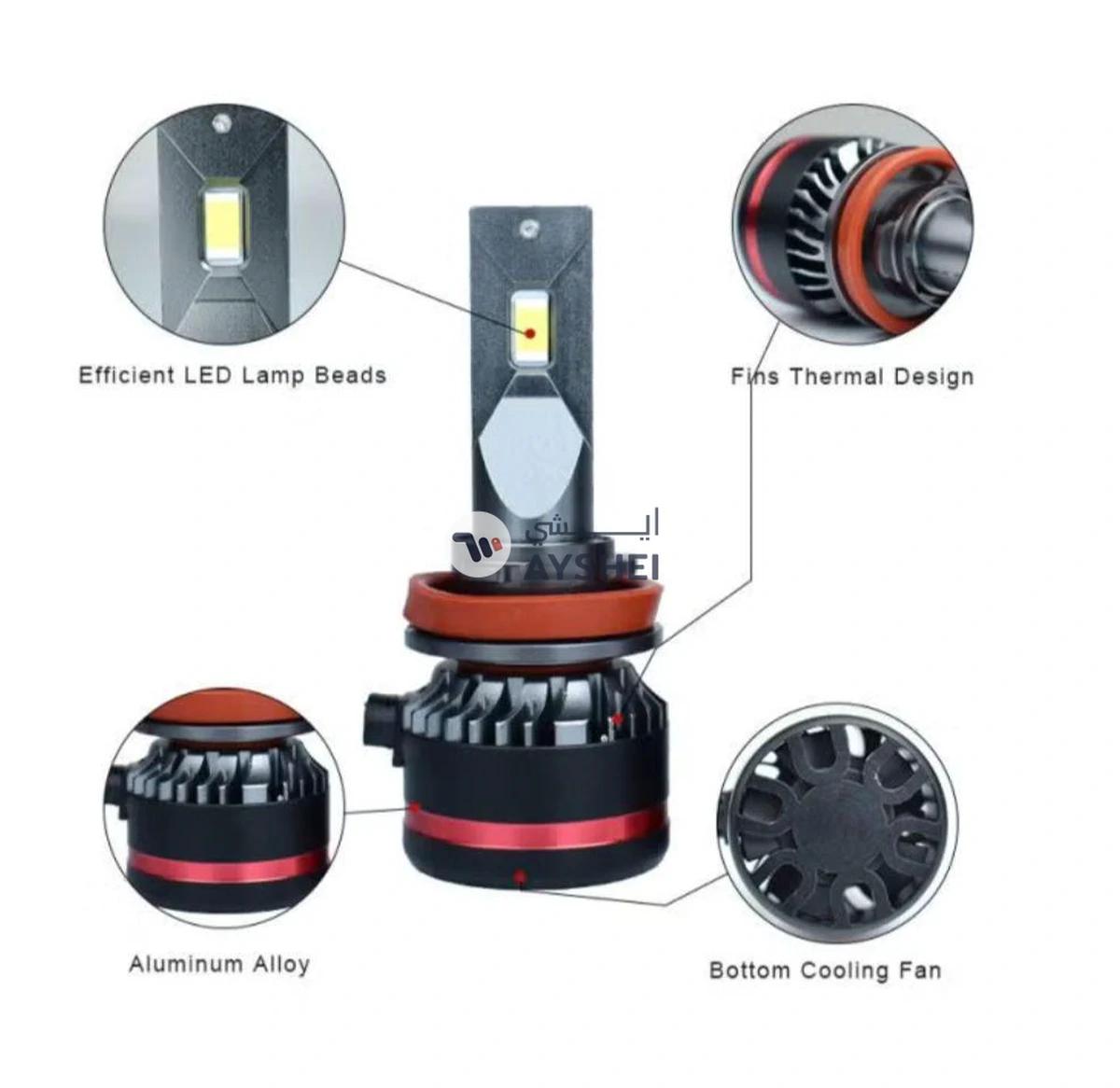 Conpex 2-Piece LED Car Headlight - V63-D2S-1-1
