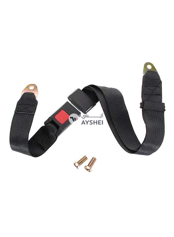 Generic Auto Car Seat Belt Lap Adjustable Buckle Kit 2 Point Set