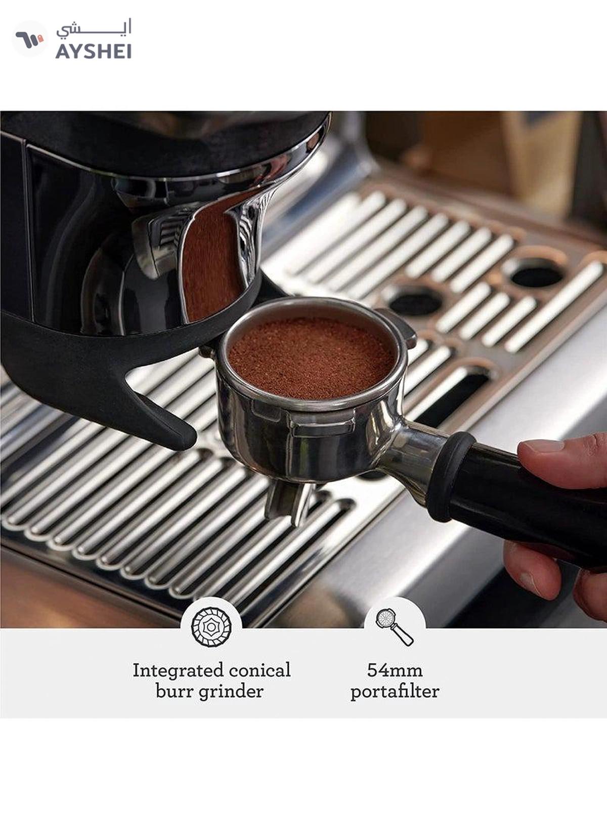 Breville The Barista Express Impress Coffee Maker 2.0 L 1850.0 W BES876BSS Brushed Stainless Steel-4-4