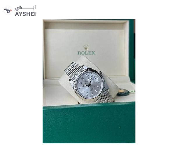 Rolex Datejust 41mm Steel & White gold Wimbledon dial Jubilee bracelet