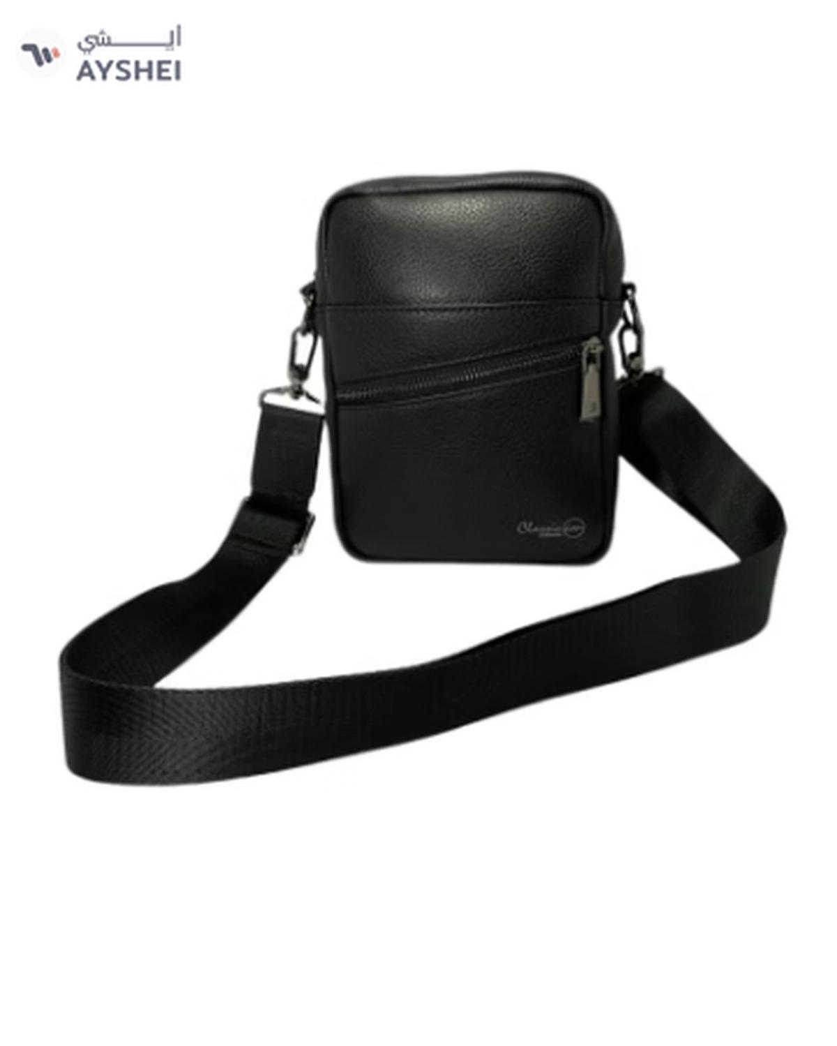 Classic Milano Men's Shoulder Bag Leather Crossbody Bag for Men Side Bag Sling Bag Small-0-0