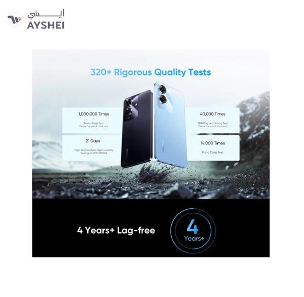 Realme Note 60 Dual SIM Voyage Blue 4GB RAM 128GB 4G - Middle East Version