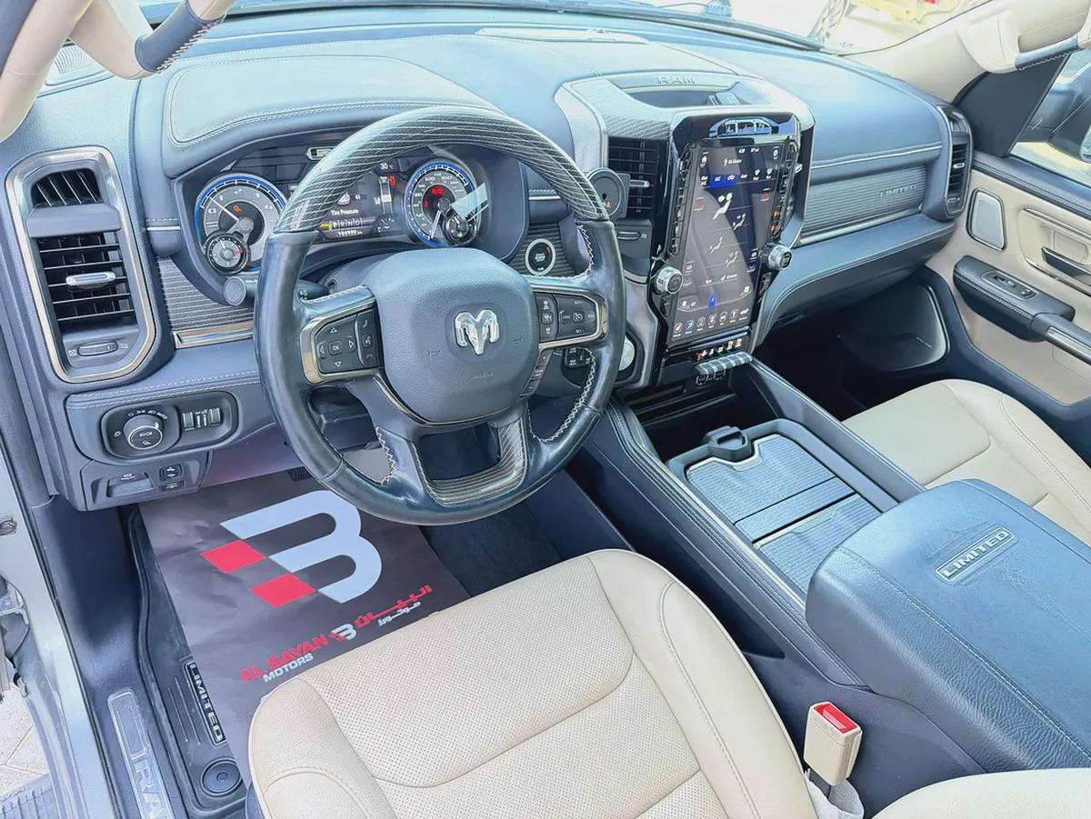 دودج رام ليمتد فل اوبشن فضي / بيج خليجي GCC 2020 Dodge Ram 1500 Limited - Top of the Line!-7-7
