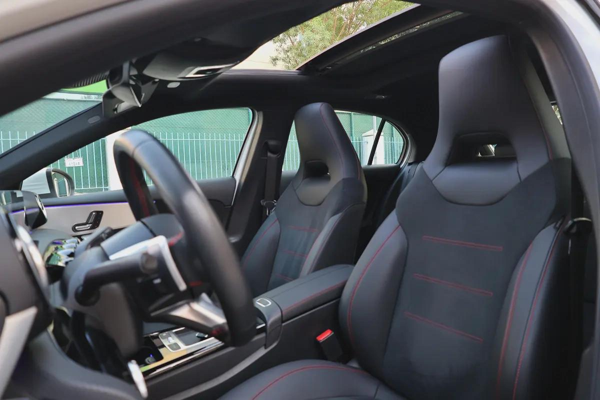 Mercedes-Benz A200 AMG-2024-11000KM-GCC SPECS- UNDER WARRANTY SERVICE CONTRACT available black as w-8-8