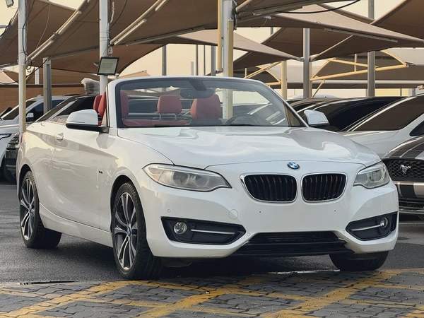 بى إم دبليو 220I موديل 2016 خليجى صبغ الوكاله مفتاحين الوكاله