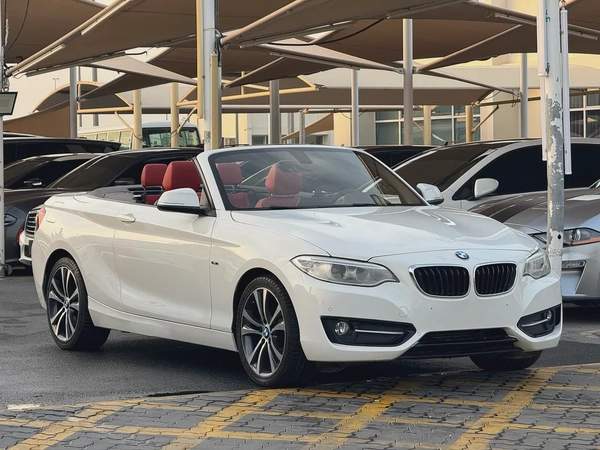 بى إم دبليو 220I موديل 2016 خليجى صبغ الوكاله مفتاحين الوكاله