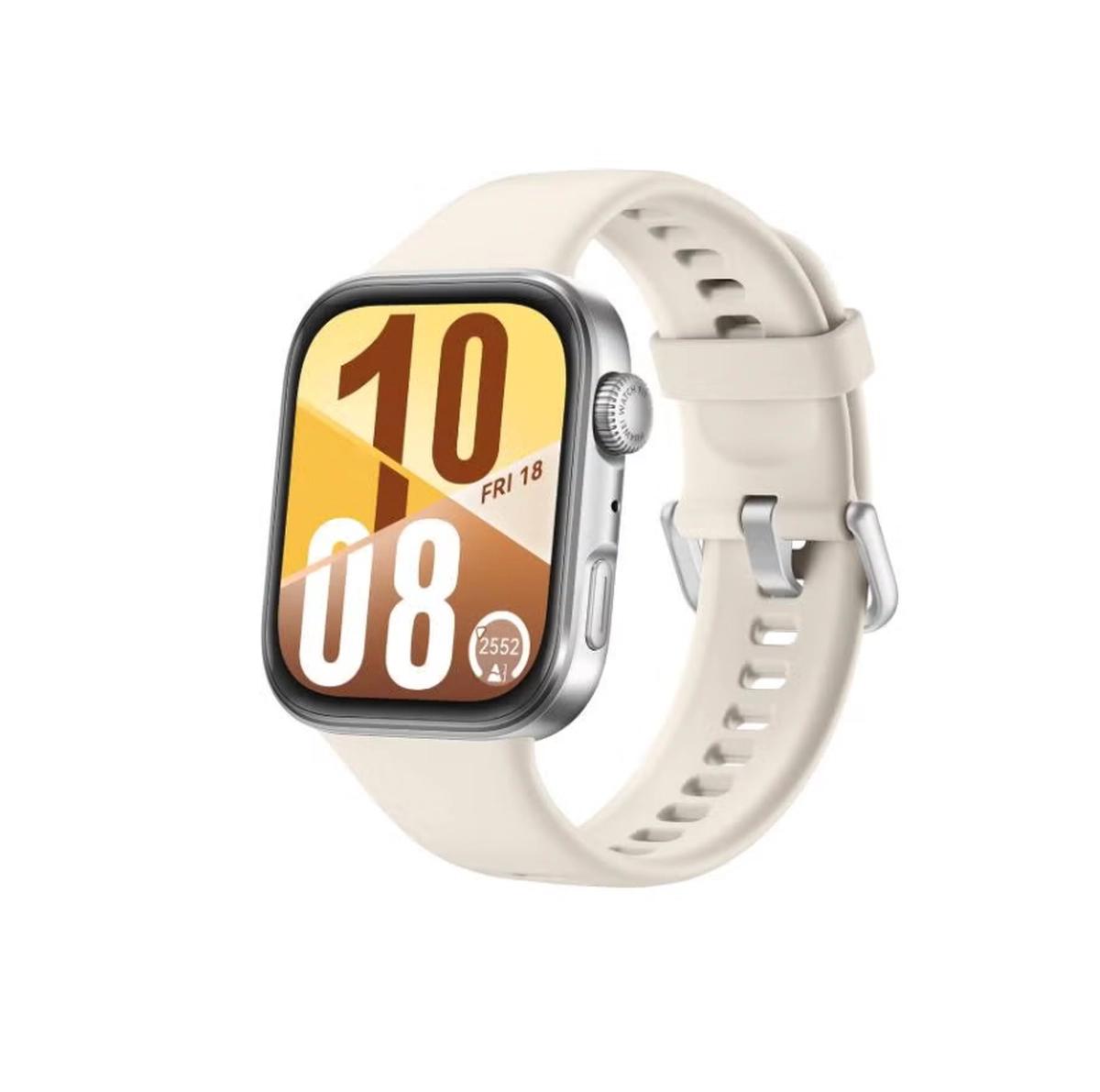 HUAWEI Watch FIT4 Smart Watch, 1.82” Display, 100+ Sports modes, Fitness and Sleep Tracker, Heart Rate Monitor, Emotional Wellbeing Assistant, up to 10-Day Battery Life, iOS & Android White-0-landscape