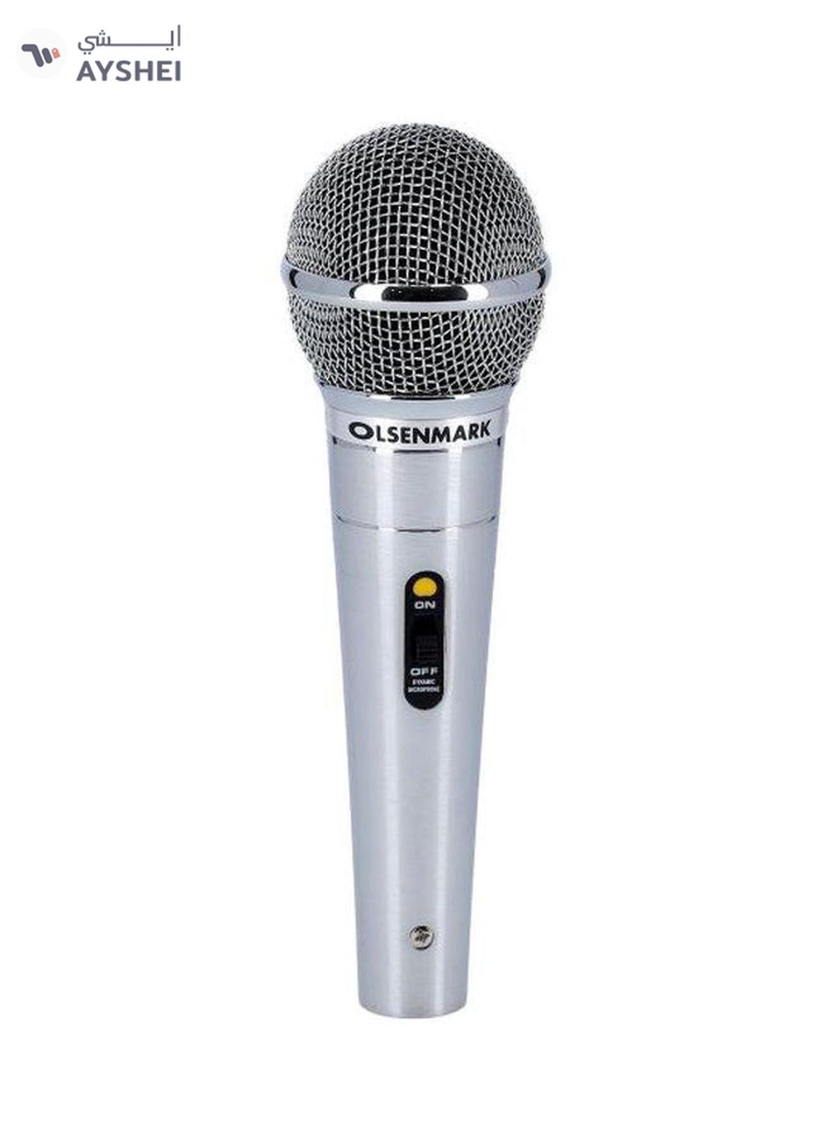 Olsenmark Dynamic Microphone OMMP-1215 Silver-0-0
