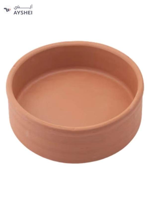 Elizi Çömlekleri Round Terracotta Clay Casserole Dishes without Lid - Medium Size
