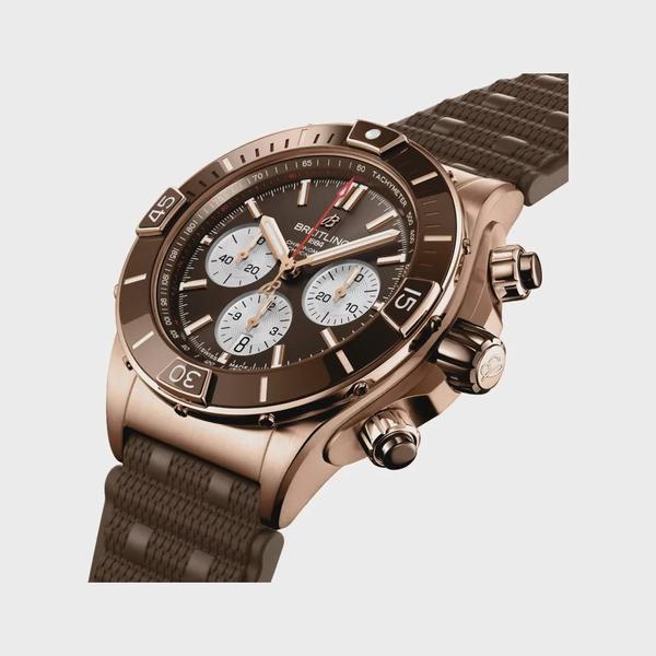 Breitling Super Chronomat RB0136E31Q1S1 Automatic Red Gold 44mm Brown Dial Men’s Watch